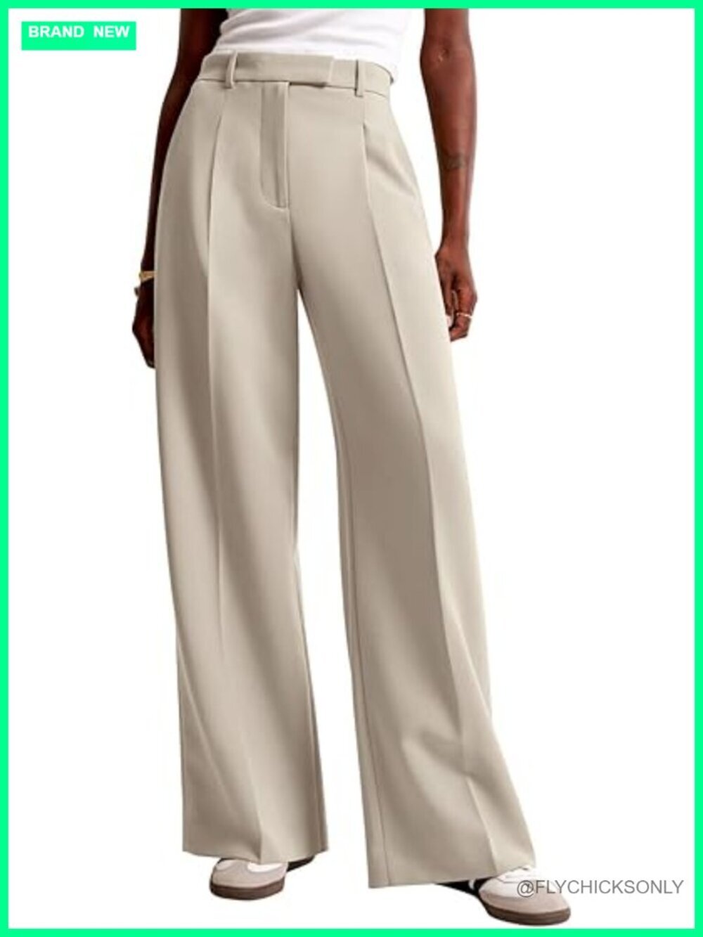 Wide Leg Pants High Waisted Business Casual Work Trousers Dressy Pants with